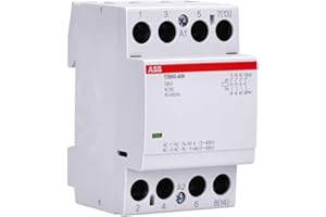 ABB ESB40-40N-06 Installation Contactor (Closer) 40 A - 4 NO - 0 NC - 230 V - Control Circuit 400 Hz 1SAE341111R0640