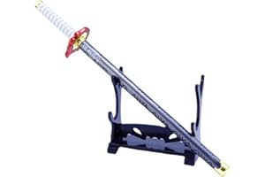 VEGAWIWI Stylos à encre gel de 0,5 mm - Encre noire - En forme d'épée de samouraï japonaise - Cadeau pour les fans d'anime - Recharge d'encre remplaçable (C064)