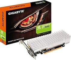 GIGABYTE GeForce GT 1030 Silent LP 2GB Dual-Link DVI-Dx1 HDMI(Gold Plated)x1 DP(Gold Plated)x1