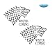 Produktbild Bello Luna 2pcs Direwolf PVC Wasserdicht Auto Wandtattoo Aufkleber Dekoration Thema Dekorative Aufkleber Trackpad Apple Macbook Laptop Vinyl Aufkleber (Schwarz)