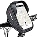 Produktbild JayTop Fahrrad Handyhalterung, Fahrrad Lenkertasche Fahrradtaschen Rahmentaschen Wasserdicht Handyhalter Fahrrad Tasche Fahrradlenkertasche für bis zu 6.0 Zoll Smartphone
