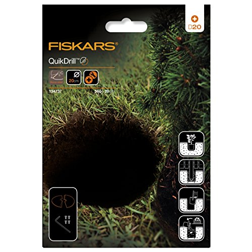 Fiskars QuikDrill™ Erweiterung, 200 mm für QuikDrill™ Handerdbohrer, 100 und 200 mm, Silber - 6