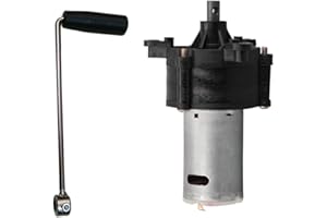 BLACKR Miniature Wind Hydraulic Generator Hand Crank Manual Dynamotor Motor W/Handle DC6V 12V 24V for DIY Car Model