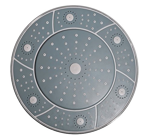 Wellness Kopfbrause Kiatsu | Mit Schmutzfangsieb | 154 Düsen | 24 cm | Antikalk-Funktion | Chrom | Duschkopf | Regendusche - 2