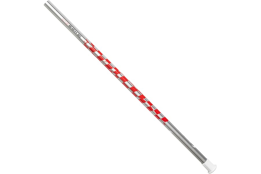 Silverfin Sc-Ti Lacrosse Shaft 30" | Lacrosse Stick for Men with End Cap | Lacrosse Shaft Attack: Lightweight, Durable, Easy Installation & Comfortable Grip | Youth Boys Lacrosse Stick for All Levels