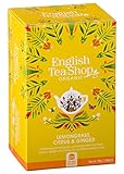 "Jengibre, cítricos y citronela". Altas notas de citronela y cítricos infundidos con un jengibre picante, esta mezcla tiene un sabor exquisito y refresca cada paladar. 1 x 30 gramos Colección de té recogido a mano. Naturalmente sin cafeína. Orgánica. Comercio justo. Hecho en Sri Lanka.