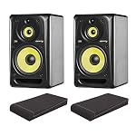 2-Stck-KRK-ROKIT-RP10-3-G3-aktive-Studio-Monitore-Set-mit-2x-8-Dmmkeilen-Nahfeld-Monitor-Lautsprecher-Box-3-Wege-Bassreflex-10-Aramid-Glas-Woofer-4-Aramid-Glas-Composite-Mitteltner-1-Soft-Dome-Tweeter