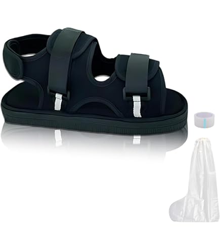 Actimove Solea Scarpa Post-Operatoria Regolabile - Dopo Interventi A Piede E Dita - Suola Rigida E Cuscinetti Morbidi