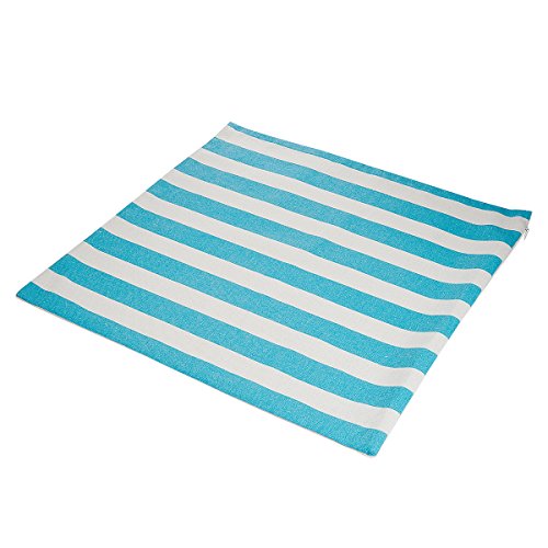 Avanzza 4er-Set Kissenhülle / Kissenbezug 50×50 cm in Türkis für Kissen, Sofakissen / Sofa Kissen und Dekokissen / Deko Kissen aus der Linie Decor Chic - 7