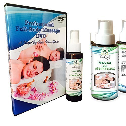 Mejor aceite de masaje, Kit incluye how to masaje tutorial DVD con completa lecciones. Learn How To trae el poder curativo del touch en su vivir y otros. Perfecto para principiante o masajista experto Natural sensual y afrodisiaco masaje aceite esencial de para de relajación. Este cuerpo aceite de masaje y terapia de masaje DVD también hace