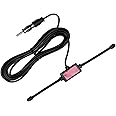 Karessories Universal Car AM FM Radio Stereo Antenna 5dB with DIN Plug Connector for Vehicle Car Truck SUV Boat (3 Meters)