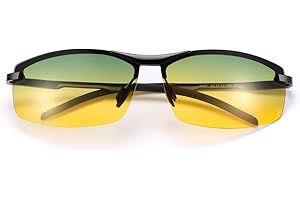 MIRYEA Polarized Photochromic Outdoor Sports Safety Sunglasses for Men Women Anti Glare UV400 Protection for Day and Night Driving Cycling Golf Running Cycling Fishing Eyewear Sun Glasses