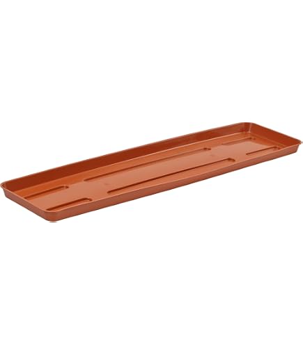 Soucoupe Pour Jardinière Stefanplast Tildenet Mediterraneo 60x17x3cm Terre Cuite