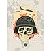 Pitaara Box Military Design With Human Skull - MEDIUM Size 16.0 inch x 22.6 inch - FRAMED CANVAS Wall Paintings with 6mm (0.24 inch) THICK MDF MOUNTING FRAME : DIGITAL PRINT Wall Posters Art Panel like Hand Paintings : Home Interior Wall Décor Photo Gifts & Decorative Paintings for Bedroom, Living Room, Drawing, Dining Room, Kitchen, Office, Reception, Bathroom, Outdoor, Gallery, Hotels, Restaurants, & Balcony : Portraits : Digital Art RS.869.00