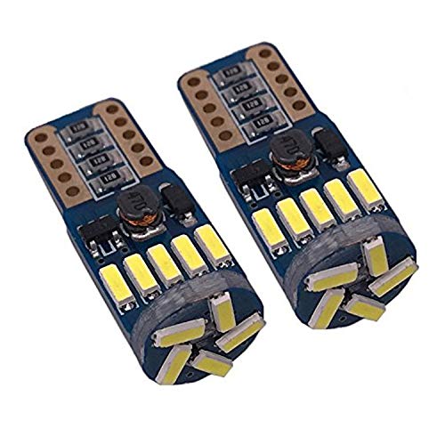 5 SMD ampoules 501 latéraux, 12 V, 5 W, lot de 2 - Pure Lumière Blanc 6000 K de ARH Auto Accessories