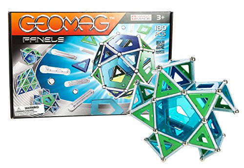 Geomag - Panels 180 piezas, juego de construcción (454) , Modelos/colores Surtidos, 1 Unidad
