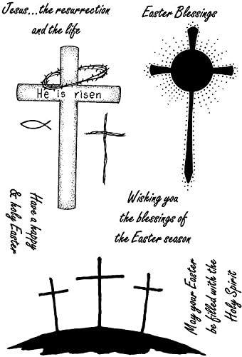 Crafty Impressions A6 LM He is Risen Stamp