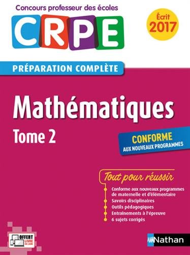 Mathématiques - Tome 2 - CRPE 2017 (02) en ligne
