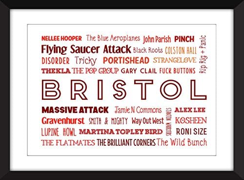 Sound of Bristol - Unframed Typography Print