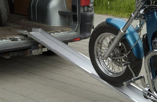 Alu Verladeschiene / Auffahrrampe / Auffahrschiene 2000x150mm mit 250 kg Tragkraft (pro Paar)