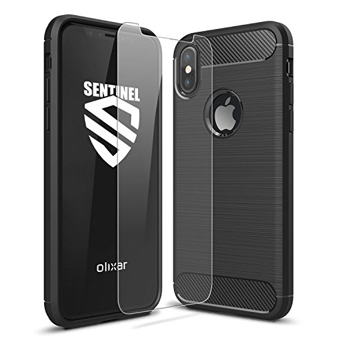 Olixar For Iphone X Case With Screen Protector 360 Full