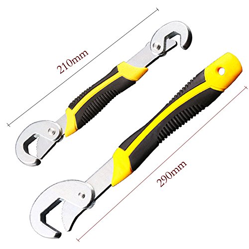 Phego 2pcs Multifunktions-Einstellschlüssel Universal-Schraubenschlüssel Griff Werkzeug-Sets - 3