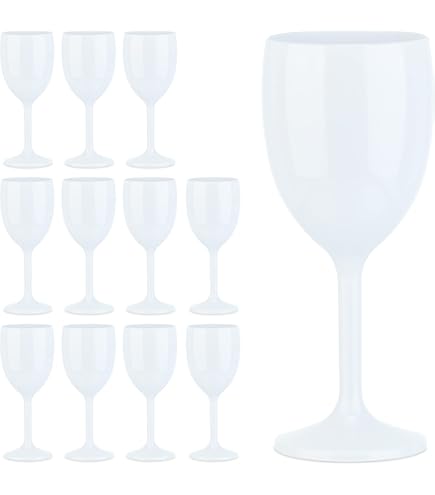 Calice Da Vino In Plastica Multicolore - Ideale Per Feste E Party, Ø16 X 24 Cm - Foto 7