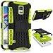 Produktbild MoEx Samsung Galaxy S5 Hülle Silikon Hard-Case Grün [OneFlow Outdoor Back-Cover] Extrem Stoßfest Schutzhülle Grip Handyhülle für Samsung Galaxy S5/S5 Neo Case Rückseite Tasche