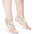 NALACAL Arch Support Straps with Built-in Orthosis, Soft Unisex Arch Support Bands Sleeves with Gel Pad, Breathable Arch Support Wrapping Brace Compression for Flatfoot Collapsed Arches 2pcs
