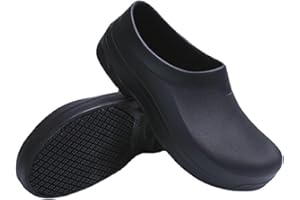 VAVSYL Chef Shoes for Men Women - Non Slip/Oil Resistant/Waterproof Work Shoes - Kitchen/Garden/Nursing Shoes - Comfortable Lightweight Clogs UK(5-10Men/6-11Women)