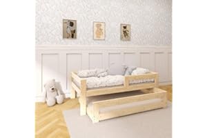 Need Sleep letto singolo con letto estraibile per bambini 160x80/140x70