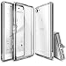 Produktbild Ringke Fusion Kompatibel mit Xperia Z5 Compact Hülle Transparent Hart PC Rückseite Kratzfest Cover TPU Rahmen Silikon Flex Dämpfer Case Handyhülle Dünn Z5 Compact Schutzhülle - Smoke Black