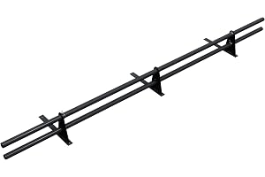 Parotec SNÖWVANGER komplett slangset 2,0 m (200 cm) – för dammvägg/trapetsplåt, bitumen och bältros – snöfångare/säkring – 2 rör, 3 stöd – 10 färger – RAL 7016