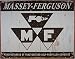Produktbild Massey Ferguson logo (grey) blechschild