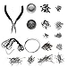 Produktbild Kurtzy Schmuckherstellung Kit, mit Zange, Nickelfrei, Schmuckzubehör Startset, Schmuck Perlen und Reparaturwerkzeuge, mit Zubehör für Ohrringe, Halsketten, Armbandherstellung