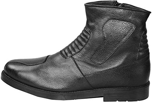 German Wear Leisure &amp; Bikers Trends Motorcycle Boots Motorbike Boot Ankle Boots Black Black black Size:11
