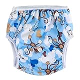 Sijueam Schwimmwindel Waschbar Mehrwegwindeln Baby Diapers Wasserdicht Windelhosen Unisex Einheitsgröße Einstellbar Badeshorts Leakproof Wassersport Bademode - 6