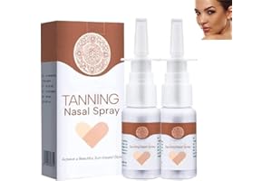 BAOPINLADY BronzeMist Tanning Nasal Spray,2pcs Self Tanning Nasal Spray,Sunless Tanning Mist,Summer Color Sunless Self Tanning Mist for All Skin Tones
