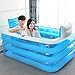 Produktbild sgtrehyc Faltende aufblasbare Badewanne SPA Luft Badewanne Home Pool Bad Tränken Badewanne Kinder aufblasbar