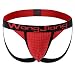 Produktbild Honghu Herren Baumwolle Stretch Jock Strap String Size M Rot