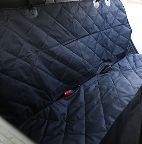 Autoschondecke oder Autositzbezug, Verstellbarer Wasser-beständiger und Rutschfester Gummi-Schutzträger Mit Anker-Sitzschutz für Universal Autos, Trucks und SUV, Hängematte Cabriolet / Schützen Ihr Auto Rücksitz Von Staub, Haar, Geruch und von Allgemeiner Zerstörung / Einfach An und Weg / Ein Muss für Alles Haustier Besitzer und Eltern - 7