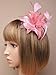 Dusky Pink Feather Comb Fascinator Brooch Pin Ladies Day Royal Ascot Weddings