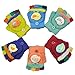 Moolecole Cute Winter Gloves Baby Boys Girls Gloves Toddler Children Kids Gloves Knitted Mitten Magic Gloves Chick Dark Blue