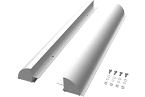 enjoy solar Soporte para módulo solar de aluminio con agujeros pretaladrados para autocaravana, 670 mm, color plateado