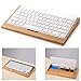Price comparison product image Itian Keyboard Stand, Wood Craft Bluetooth Wireless Keyboard Holder Stents Stand for Desktop Computer