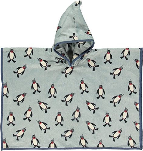 Preisvergleich Produktbild Smafolk Badeponcho / Handtuch mit Pinguinen