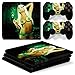 Produktbild Mcbazel Anti-Scratch Decal Vinyl Aufkleber Skin Pattern Serie Skin Cover für PS4 Pro Controller und Konsole-Sexy Mädchen