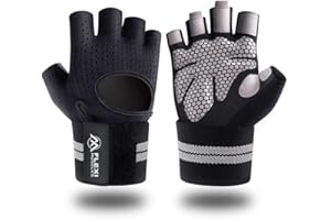 FLEXI MUSCLES - Gym Gloves for Working Out with Wrist Support, Exercise Gloves for Weight Lifting, Cycling and Gym. Breathable Lifting Gloves for Men and Women.