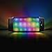 Produktbild Pulse Tragbares Aufladbares Wireless Bluetooth Soundsystem Party-Lautsprecher mit Programmierbarem LED-Lichtshow Display Kompatibel mit Apple iOS und Android Geräten - Farbe: Rot/Orange