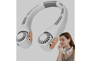 YZYOE Rechargeable Multifunctional Portable Neck Fan, Three Speed Fan for Work and Life, A Lightweight and Portable New Fan w